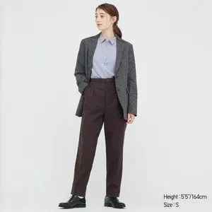 Uniqlo Pants Jumpsuits Flannel Tapered Pants Poshmark